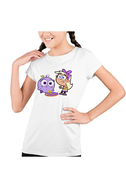 OEM Παιδικό μπλουζάκι Fairly Odd Parents Poof My Wizarding Godfathers για κορ...