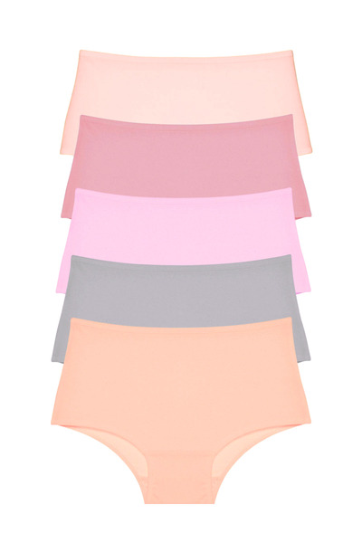 ROSEPERİ Women's Panties High Waist Panties Cotton Comfortable 5-Pack