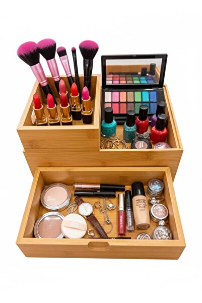 balsa group Balsa MRk model %100 doğal bambu organizer 1 adet 23*17*9 , 2 ade...