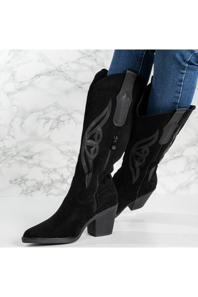 Sofia Store Women's fur-lined boots made of PREMIUM suede leather Amena