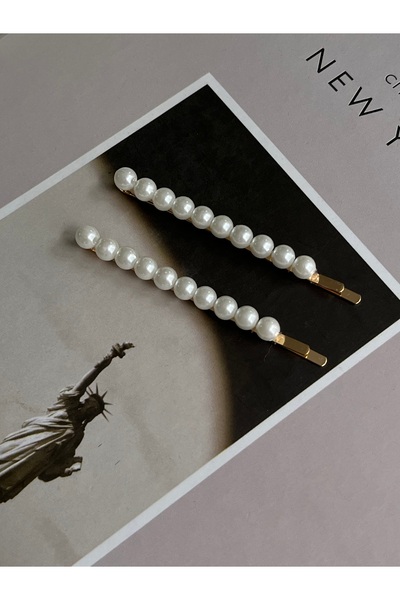 Twinssis Accessories Single Row Pearl Wire Clasp