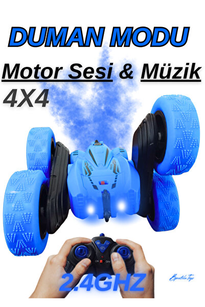 Boratila Toys Uzaktan Kumandalı Duman Modlu Işıklı Şarjlı Motor Sesli Müzikli...