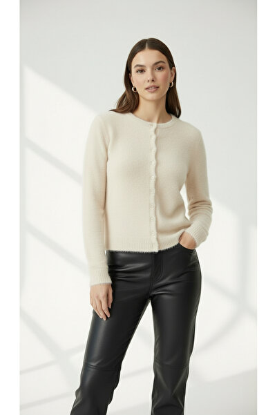 Umse Collection Sakallı Yumuşak İnce Triko Hırka