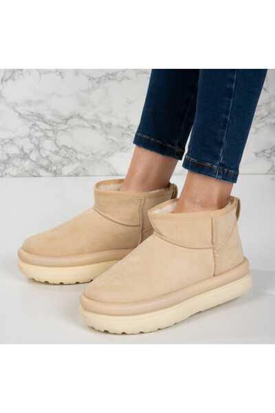 Sofia Store UG boots with fur made of eco-friendly suede PREMIUM Clara