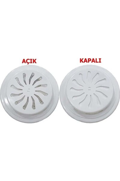 MADE AYARLI CAM MENFEZİ BEYAZ