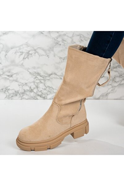 Sofia Store Women's Fur-lined Boots Made of Premium Suede Leather Lydia