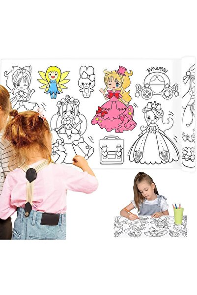 Soofam Self-Adhesive Drawing and Coloring Paper Roll for Kids