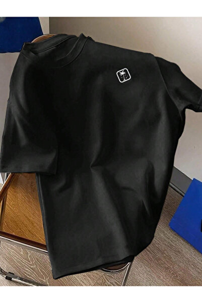 one button Tricou unisex Summer Letter Design Basic cu gât rotund, 100% bumbac