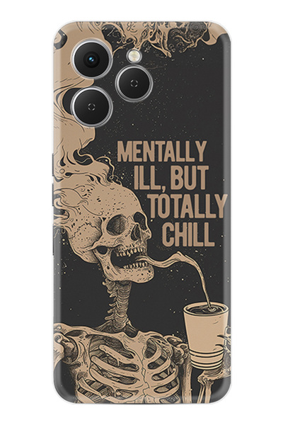 TECNO Spark 40 (Km5n) Kılıf Boutique Baskılı Resimli Mentally Pcode -006