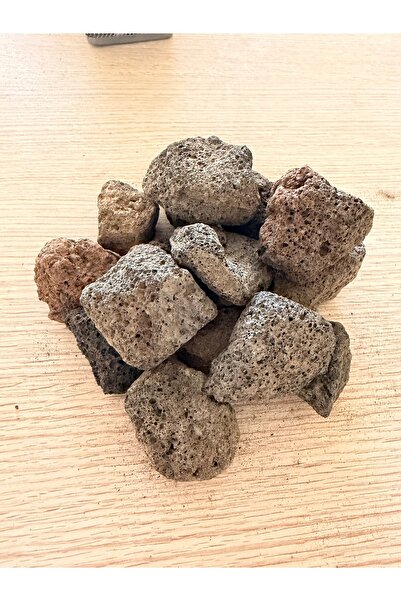 lava stone Tüplü Mangal Kömürü Lav Taşı 2,5 cm- 4 cm