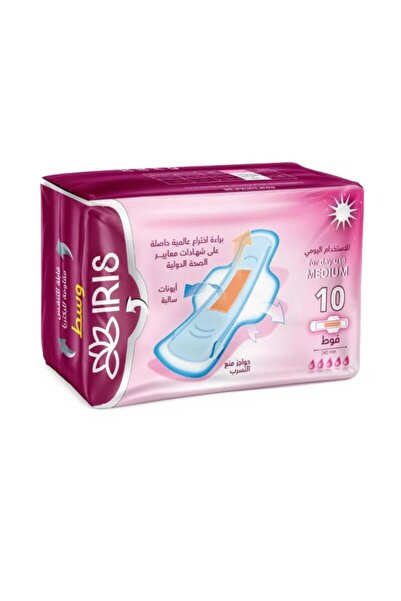 IRIS فوط صحية من الجيل الجديد، حجم متوسط - 10 فوط
