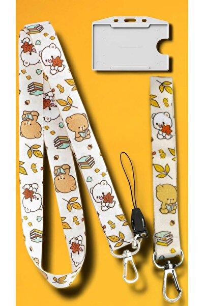 chic crazze حزام هاتف مزخرف على شكل دببة صغيرة