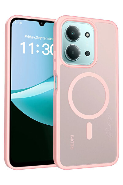 Joko غطاء ماج سيف (235834) لهاتف شاومي ريدمي 15C 4G - لون بودرة