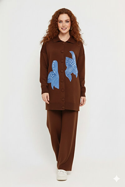 BLUE FASHION Women's Double Hijab Set Winter Pique