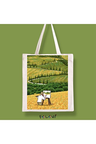 FALAVİ  Van Gogh Bez Çanta