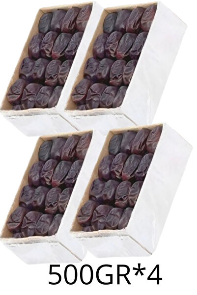 İhlas İran Rutab Hurması | 4x500 GR (2 KG ) | Taze Yumuşak Hurma | Gıda