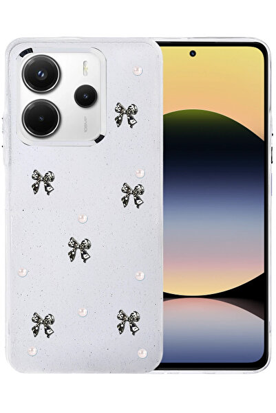 NewFace Sptrns Xiaomi Redmi Note 14 4g Bow Pattern Cover - (04043) Pattern 8