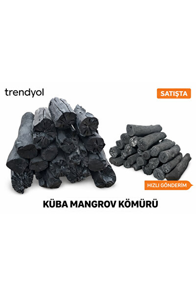 Pak Odun Kömür Pelet Mangrov Küba Mangal Kömürü 10 Kg– Elleme Tozsuz Premium ...