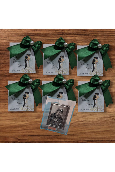 Aela.alc Marturie nunta iconita din sticla, set 10 buc