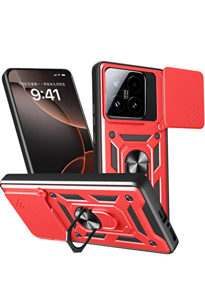 NewFace Sptrns Xiaomi Mi 15t Pars Silicone with Lens Ring (00054) - Red