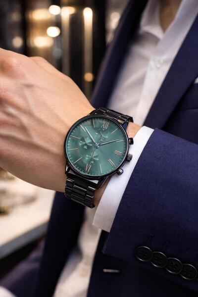 LOOQ Roma Rakamlı Çelik Kordon Erkek Kol Saati