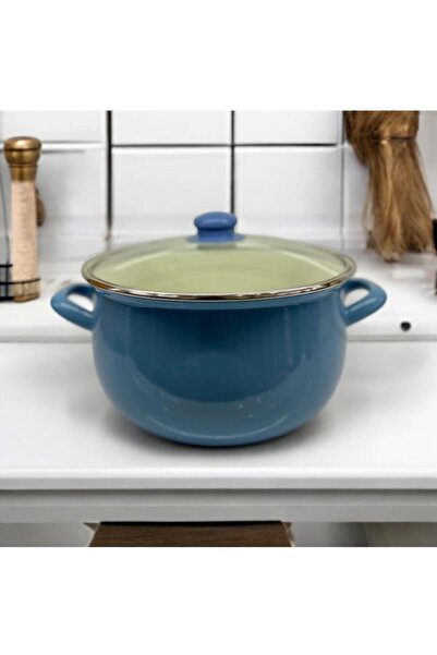 ALEV EMAYE 24 cm Emaye Yoğurt Mayalama Tenceresi – 5 Litre | 4 Renk Seçeneği