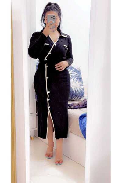 Abalı Yeni sezon triko kışlık elbise jar almajbour ev Lilyas model