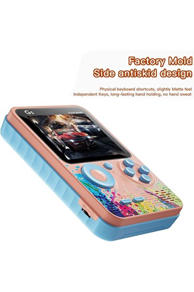 Generic جهاز ألعاب محمول G5 بشاشة 3 بوصات مع 500 لعبة كلاسيكية