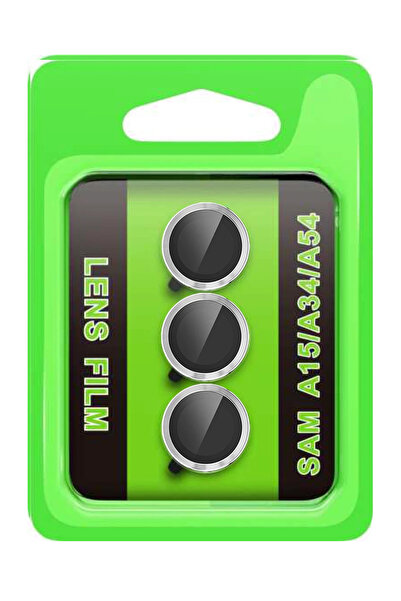 NewFace عدسة كاميرا سامسونج جالاكسي A15 4G رايز ميتال (04748) - فضي