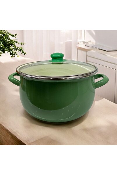 ALEV EMAYE 24 cm Emaye Yoğurt Mayalama Tenceresi – 5 Litre | 4 Renk Seçeneği