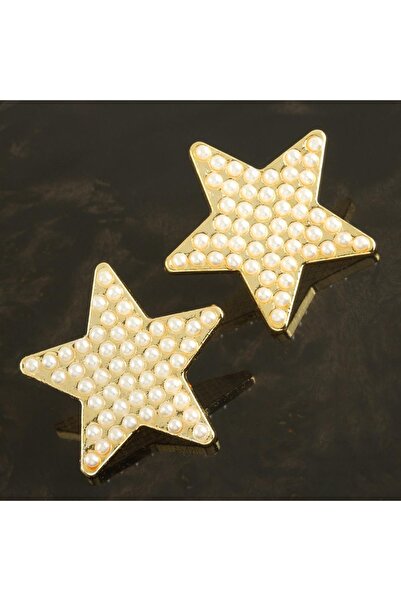 ZERO LAND Sptrns Star (10115) Pearl Earring-Yellow