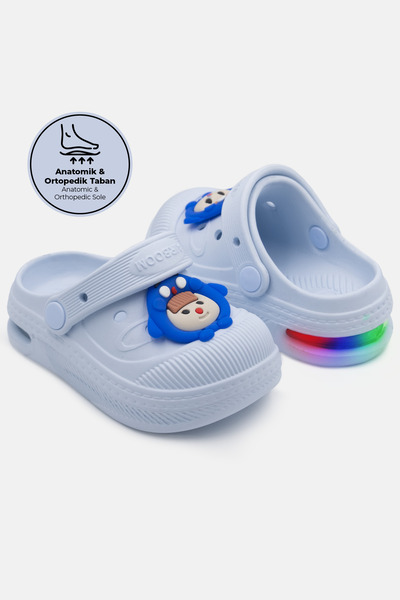 Beınsteps Lighted Children's Sandals Slippers Pool School Nursery Daily Light...