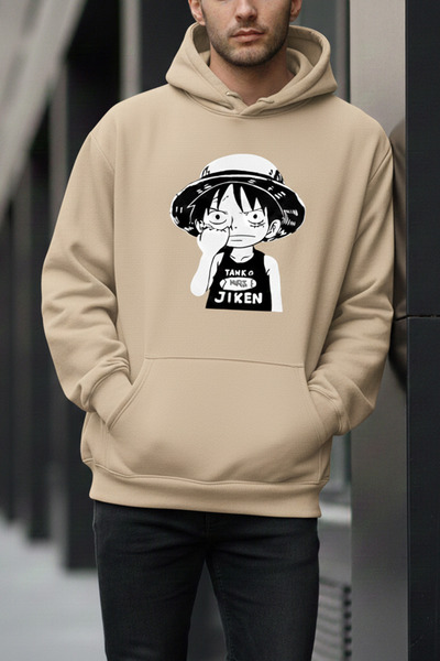 EFFRENATU Luffy Printed Sweatshirt Hoodie