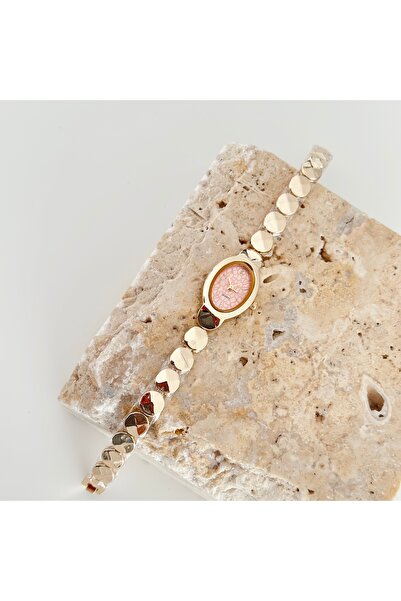 Vesce Atelier Milla Gold Saat Pink