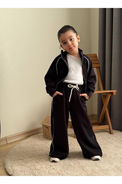 Pinkitokids SET HIRKALI cu dungi-Negru