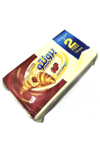 Pronto كرواسون بالفراولة، 55 جم × 5+2