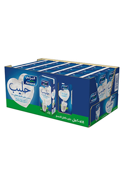 almarai حليب كامل الدسم، ٢٠٠ مل، عرض ١٥ + ٣