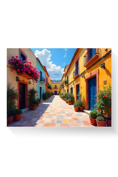 Printees Painting - - Canvas on frame