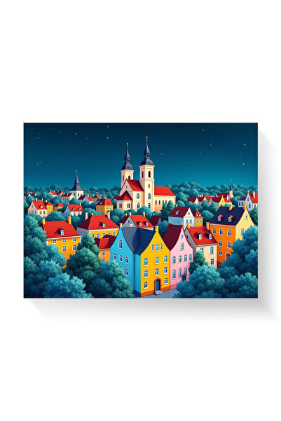 Printees Tablou - Vedere spre catedrală