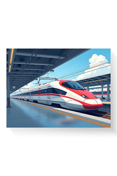 Printees Tablou Shikansen în Stație
