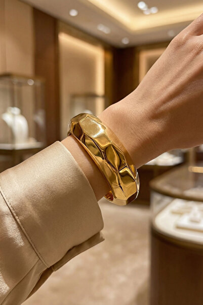 bacc Steel Thick Handcuff Bracelet Women Men Unisex Bangle Bcyj-251039