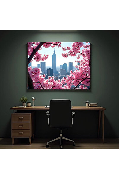 Printees Tablou - Orașul printre flori