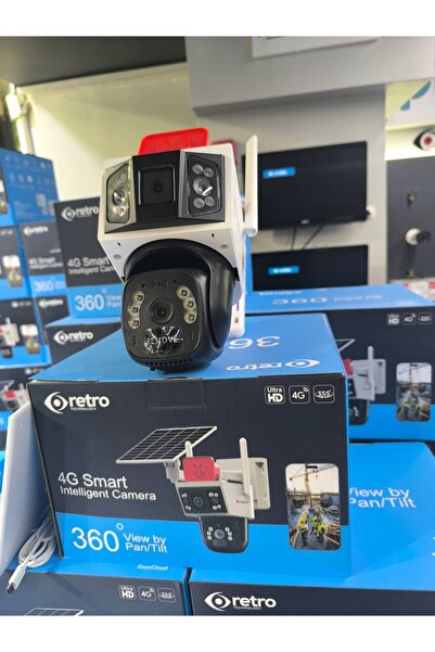 Retro 3 Mega Piksel 4g solar panel kamera Aov teknoloji