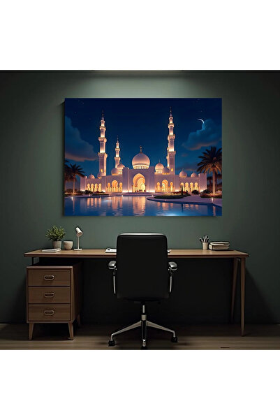 Printees Tablou - Moscheea Albă - Canvas pe șasiu