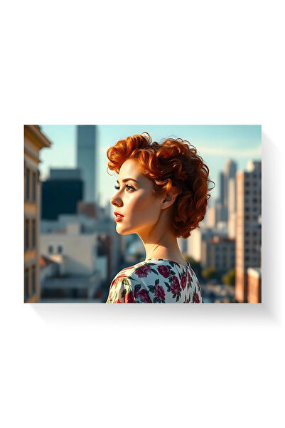 Printees Tablou - Profil de femeie - Canvas pe șasiu