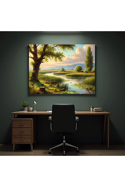 Printees Tablou - Râu cu nuferi