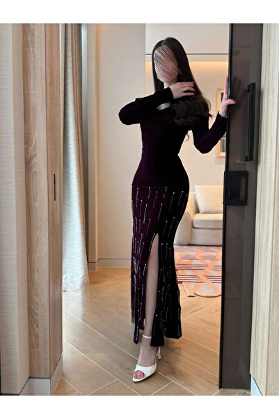 ZAYNAFASHIONSA فستان سهرة "فيولا" المخملي