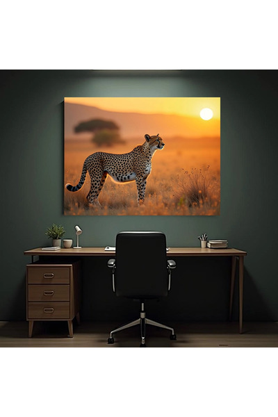 Printees Tablou - Ghepard în apus