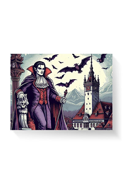 Printees Tablou - Ilustrație cu Dracula