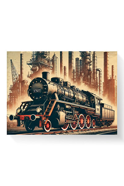 Printees Tablou Vechea Locomotivă